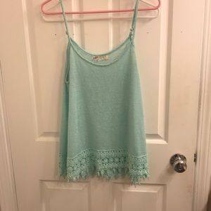 Teal summery tank top
